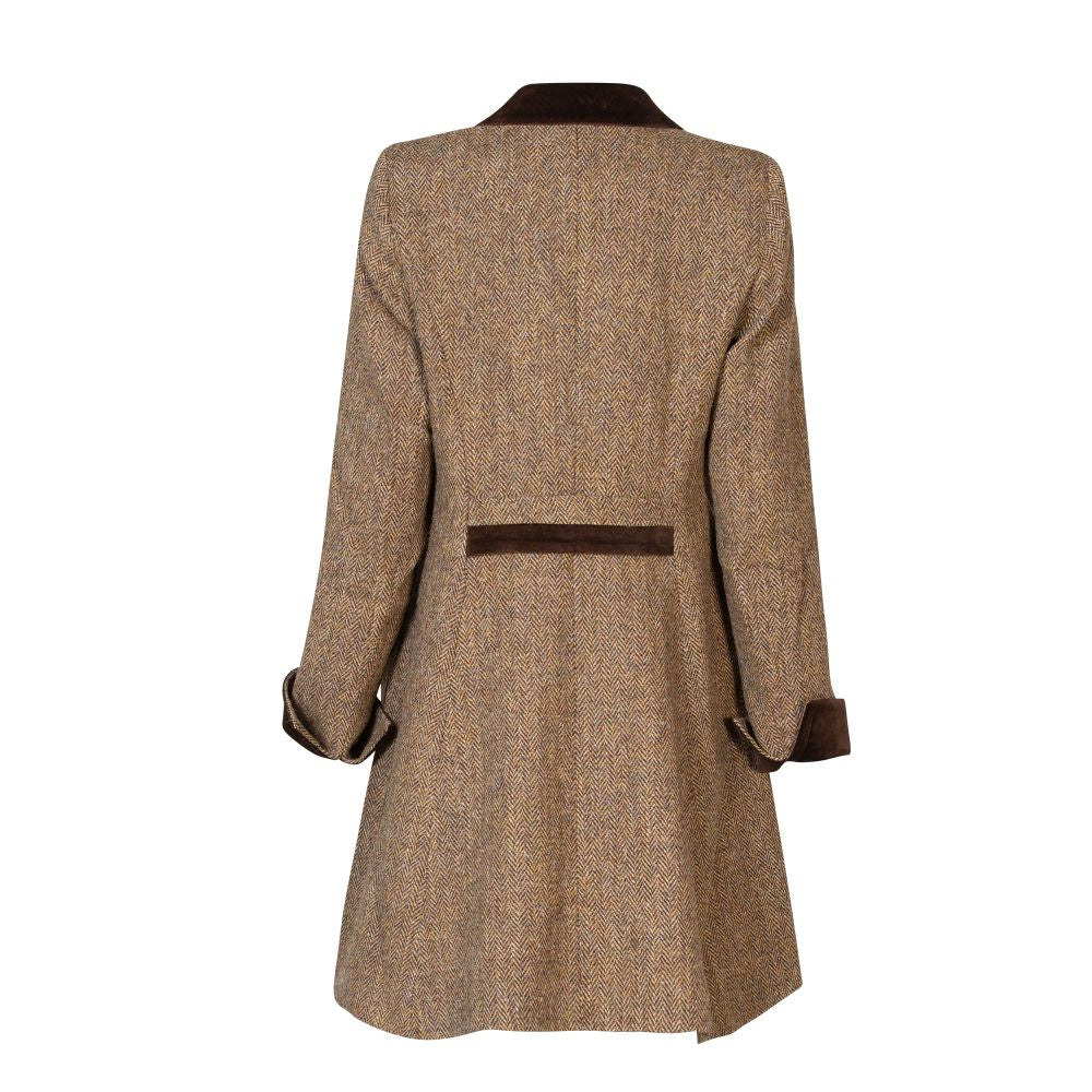 Harris tweed coat womens best sale