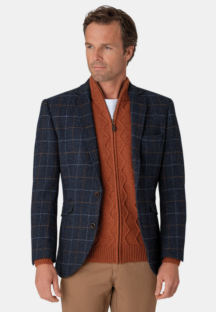 Mens Harris Tweed Classic Fit Jacket - Stromay