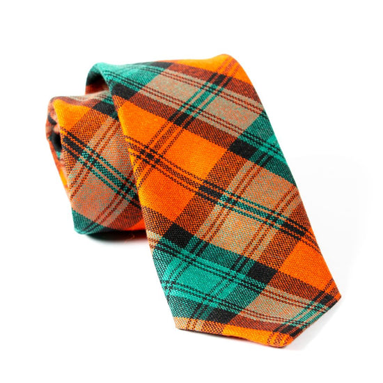 100% Wool Tartan Neck Tie - Kerr Ancient