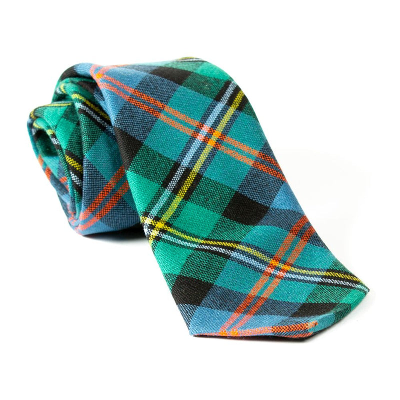 100% Wool Tartan Neck Tie - Malcolm Ancient