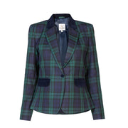 Women's Tartan Short Jacket - Black Watch