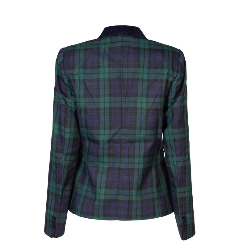 Black watch tartan womens jacket hotsell