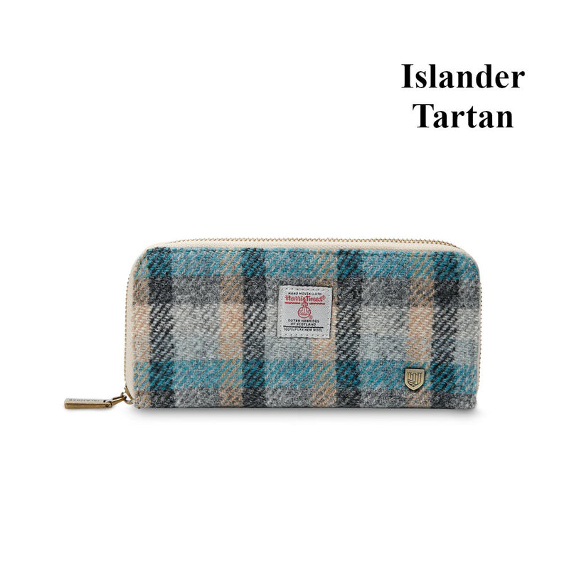 Islander® Long Zip Purse with Harris Tweed®