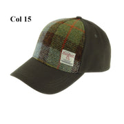 Ladies Baseball Cap with 100% Harris Tweed