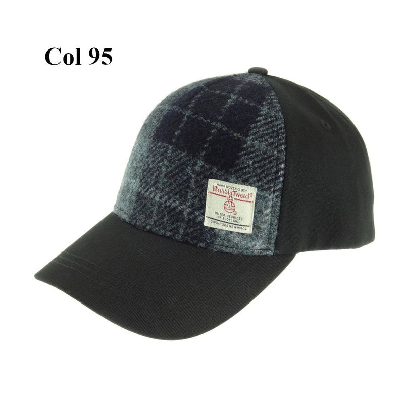 Ladies Baseball Cap with 100% Harris Tweed