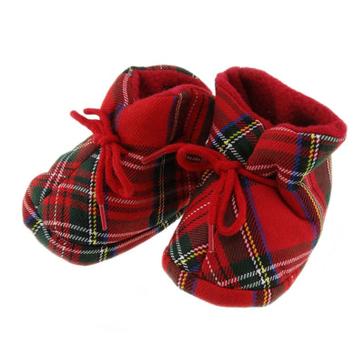 Royal Stewart Tartan Bootees