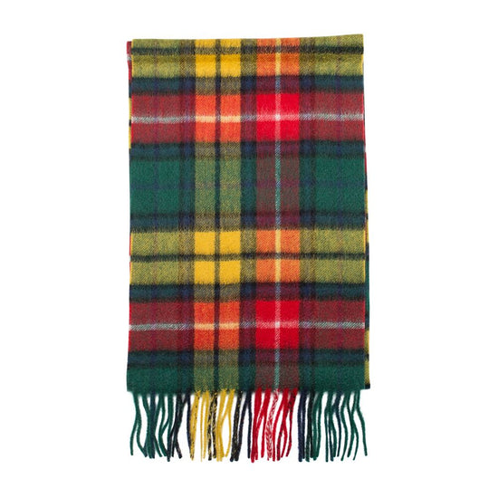 Glenmore 100% Cashmere Tartan Scarf - Buchanan Modern