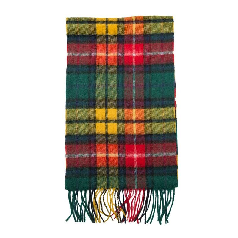 Glenmore 100% Lambswool Tartan Scarf - Buchanan Modern