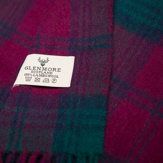 Glenmore 100% Lambswool Tartan Scarf - Lindsay