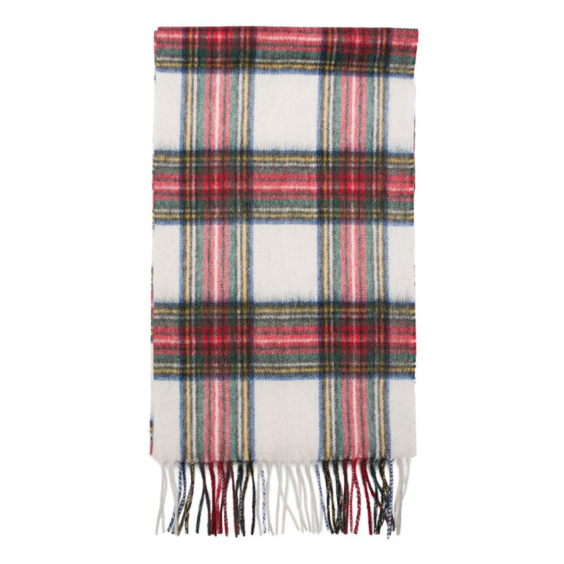 Glenmore 100% Lambswool Tartan Scarf - Stewart Dress