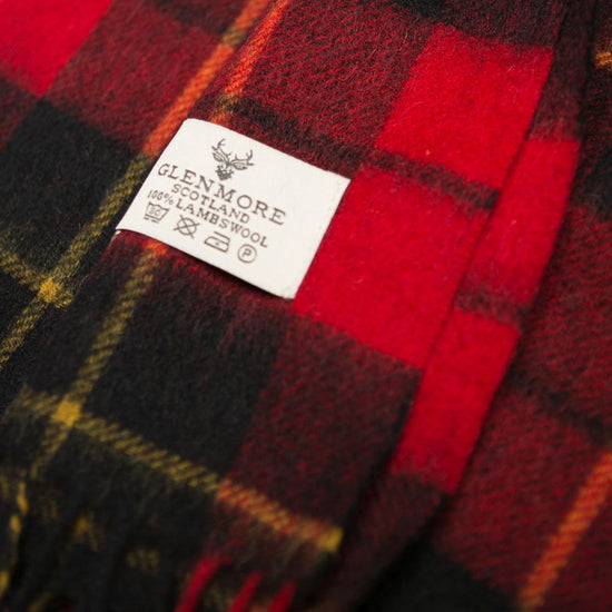 Glenmore 100% Lambswool Tartan Scarf - Wallace