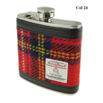 6oz Harris Tweed Hip Flask