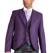 Luxury 3 Button Tweed Day Jacket Outfit with 8 yd Heavyweight Kilt - Made to Order