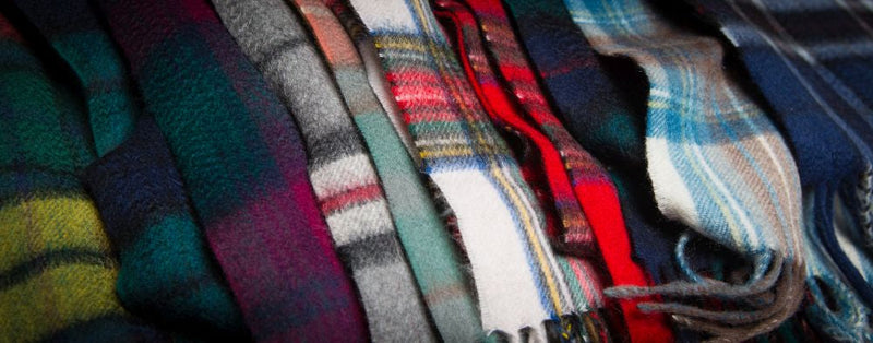 Glenmore 100% Cashmere Tartan Scarf - Buchanan Modern