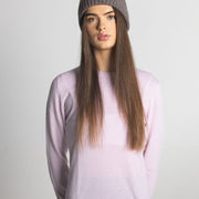 Isla Women's Scottish Made Cashmere Crew Neck Sweater - Soft Pink