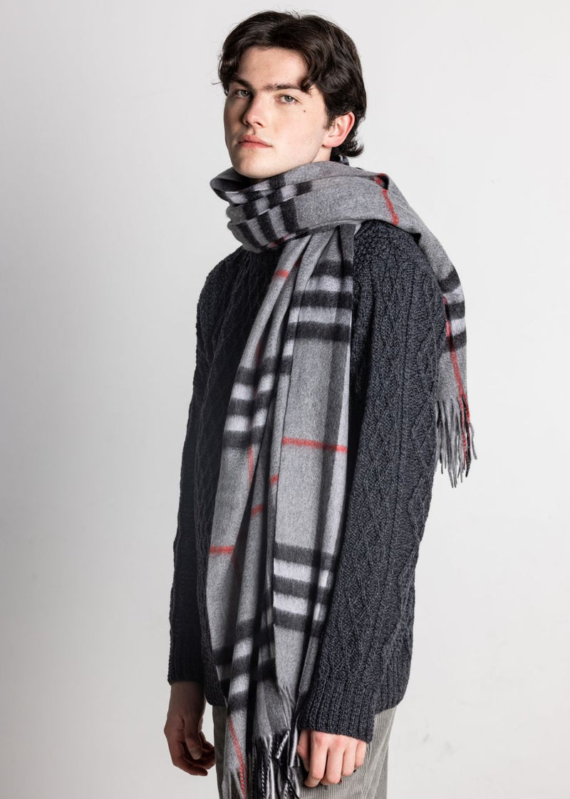 100% Cashmere Shawl - Thomson Grey