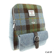 Harris Tweed Two Tone Backpack - Naver