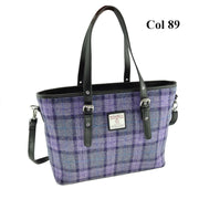 Harris Tweed Large Tote Bag with Shoulder Straps - Spey