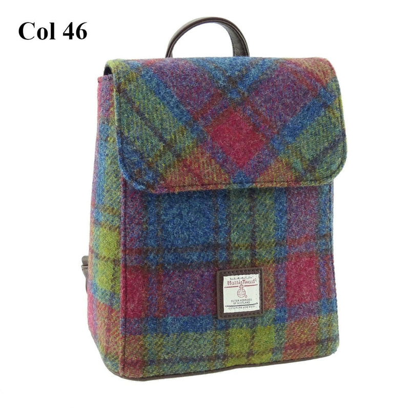 Harris Tweed Mini Backpack - Tummel