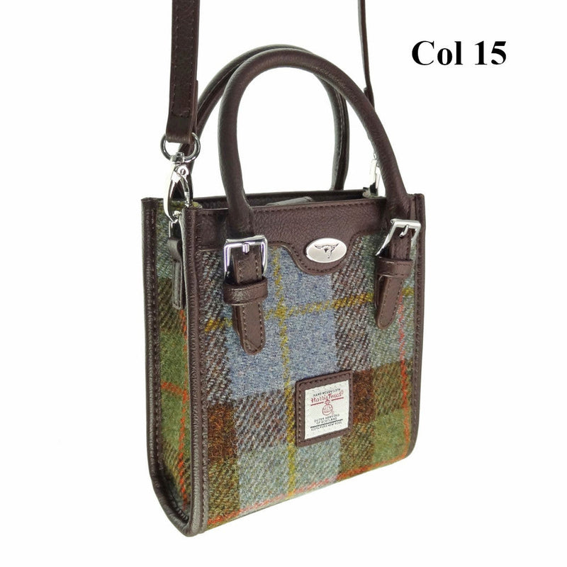 Harris Tweed Tall Mini Tote Bag - Keltie