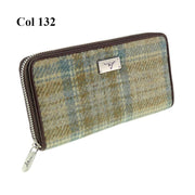 Harris Tweed Long Zip Purse - Staffa