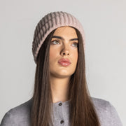 100% Cashmere Ribbed Unisex Beanie Hat by Isla Cashmere