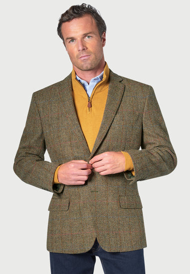 Harris Tweed Handwoven Wool Cloth 'laxdale' Grey Herringbone -  Ireland