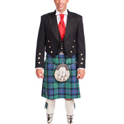 Deluxe Prince Charlie Package- 8 Yard 13oz Lochcarron Braeriach Kilt - Made to Order