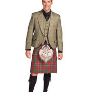 Luxury Tweed Estate Jacket Outfit with 8 yd Heavyweight Kilt - Made to Order