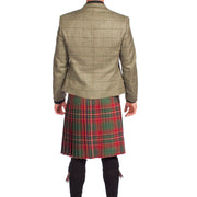 Luxury Tweed Estate Jacket Outfit with 8 yd Heavyweight Kilt - Made to Order