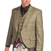 Luxury Tweed Estate Jacket Outfit with 8 yd Heavyweight Kilt - Made to Order