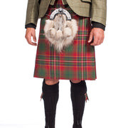 Luxury Tweed Estate Jacket Outfit with 8 yd Heavyweight Kilt - Made to Order