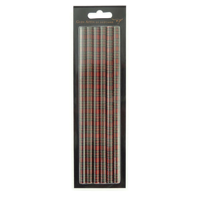 Pack of 6 Tartan Pencils