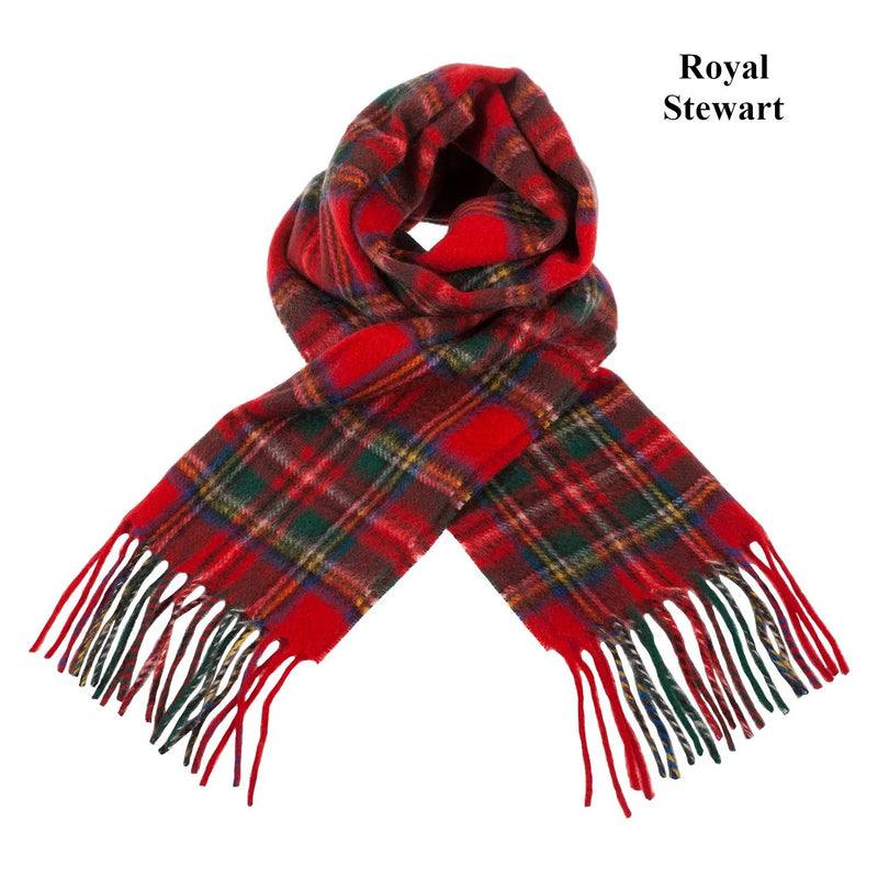 Cashmere Tartan Scarf - 8 Tartans