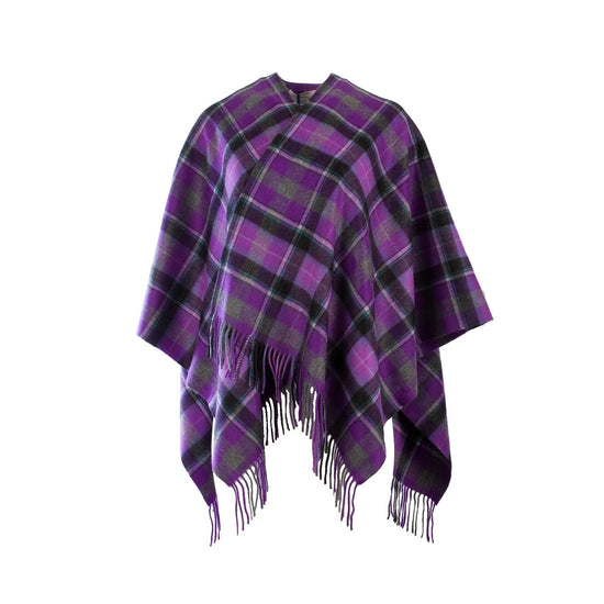 Women's Tartan Cashmere Mini Cape