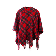 Women's Tartan Cashmere Mini Cape