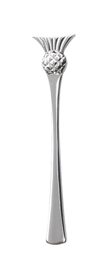 Modern Thistle Pewter Kilt Pin - Polished