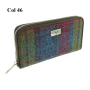 Harris Tweed Long Zip Purse - Staffa