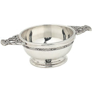 4" Quaich Bowl - Chrome Celtic Design