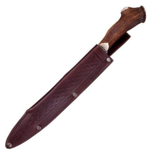 Carbon Steel Dirk with Horn Handle