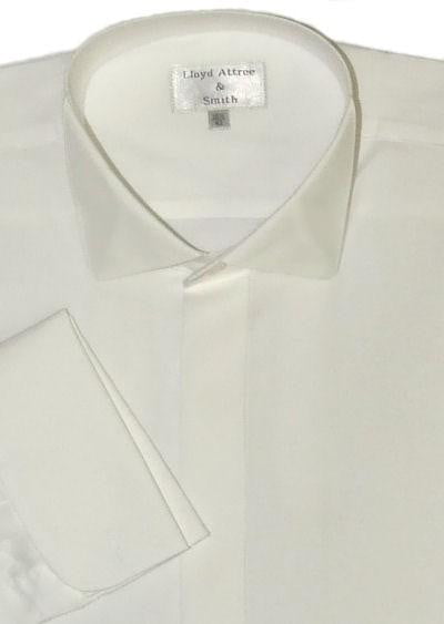 Victorian Wing Collar Dress Shirt - Ivory - CLEARANCE | Scotland Kilt Co US