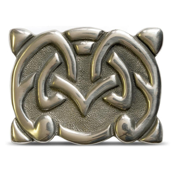 Viking Styled Deluxe Pewter Belt Buckle