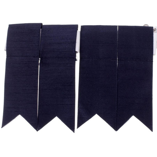 100% Polyester Kilt Flashes - Navy