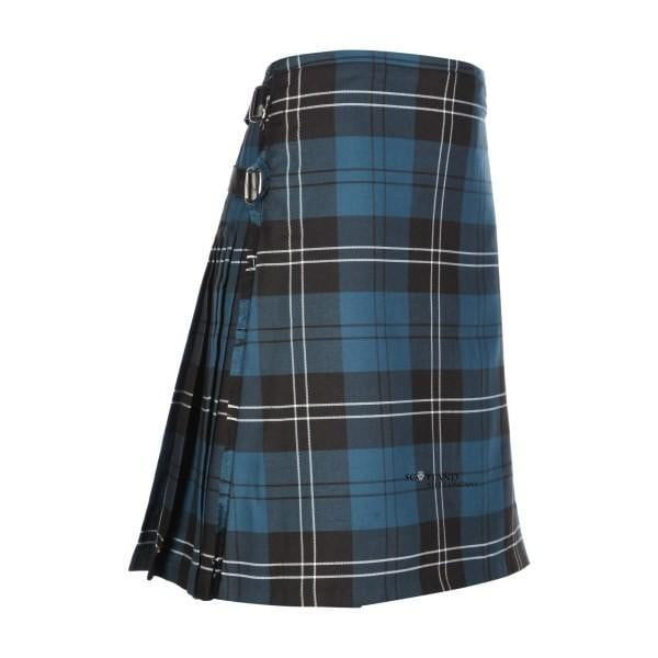 Blue store tartan kilt