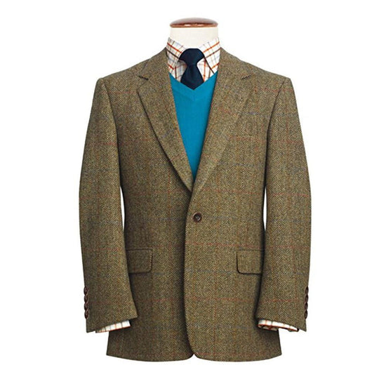 Joseph & Feiss 1940s Harris Tweed Jacket Men Pure 100% Scottish Wool Made  In USA | eBay