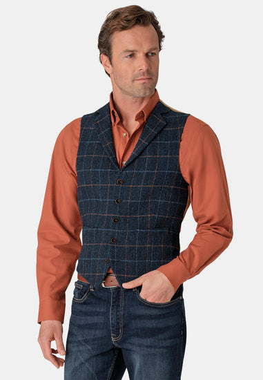 Men's Harris Tweed Waistcoats & Vests | Scotland Kilt Co US