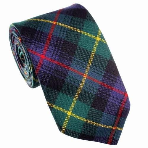 100% Wool Tartan Neck Tie - Farquharson Modern