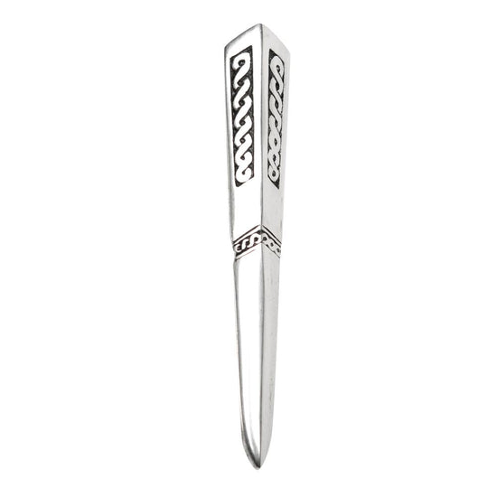 Celtic Dirk Pewter Kilt Pin - Polished