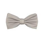 Mens Bow Tie - Silver