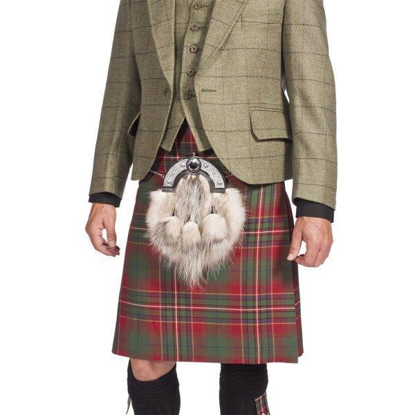 Luxury Tweed Estate Jacket Outfit with 8 yd Heavyweight Kilt - Made to Order